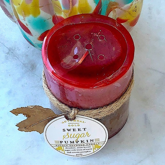 HAVEN STREET CANDLE SWEET SUGAR PUMPKIN PILLAR RICHLY SCENTED 3 BY 4 - Picture 2 of 4